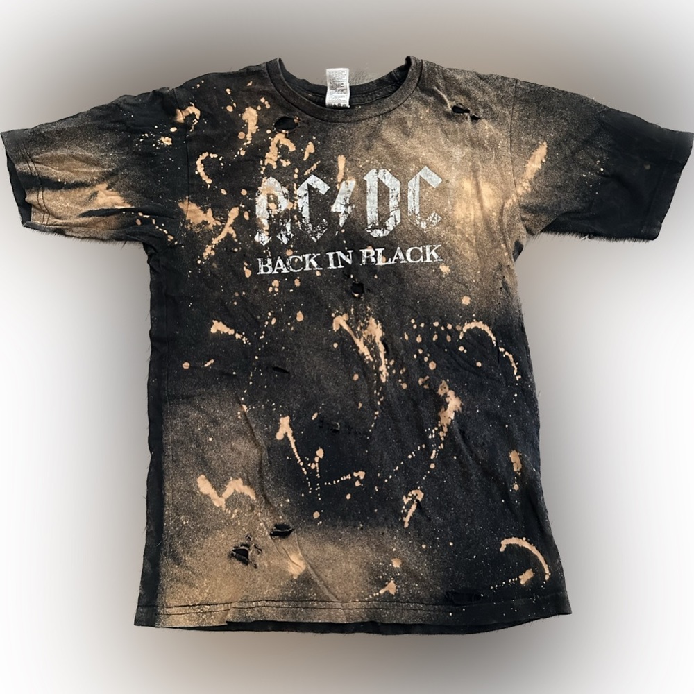 Vintage AC/DC Acid Washed Tee